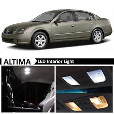 10x White Interior Map Dome Led Lights Package Kit Fit 2002-2006 Nissan Altima