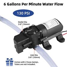 12v High Pressure Water Pump 72w Sprayer Diaphragm Automatic 130psi Self Priming