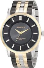 Mens Armitron Classic Gold Tone Dial Dress Bracelet Watch - 204962bktc