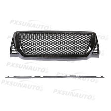 For 2005-2011 Toyota Tacoma Dragon Front Bumper Gloss Black Grill Grille