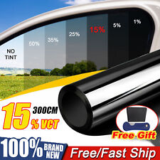 300cm Uncut Roll Window Tint Film 15 Vlt 20 X 10ft Feet Car Home Office Glass