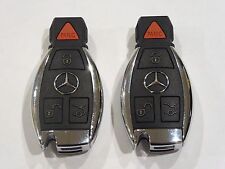 Two 2 Mercedes Benz Oem Key Fob 4 Button Keyless Entry Remote Genuine