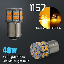 40w 1157 Led Amber Yellow Turn Signal Parking Drl High Power Light Bulbs