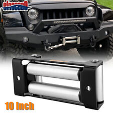 Winch Roller Fairlead 10 4-way Roller Cable Guide 8000-17500 Lbs For Jeep Truck