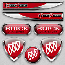 Buick Gs Gran Sport Car Medal Logo Stripe Marker Sticker Vinyl 3d Decal Decor