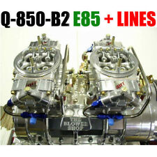 Quick Fuel Q-850-b2 E85 850 Cfm Blower Supercharger Carbs Clear Carbs W Lines