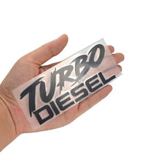 1pc 12.9cm5cm Turbo Diesel Car Sticker Decal Funny Boosted Vinyl Waterproof