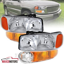 Headlightsbumper Lamps Fits 2000-2006 Gmc Sierra 1500 2500 3500 Yukon Xl Denali