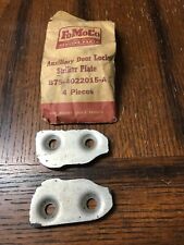 Nos 1957 Ford Thunderbird Door Latch Retainer Plates B7s-4022015-a L.h R.h.