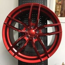 20 Candy Red Voss Wheels Rims Fits Bmw F10 5 Series Xdrive 535i 550i 535xi