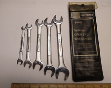 Sears Craftsman 5 Pc Open End Wrench Set 14 -34 9 44616 Vv Usa Looks Unused