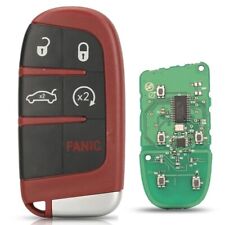 Uncut For 2011-2018 Dodge Charger Red 5 Button Remote Start Key Fob M3n-40821302