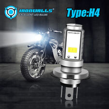 H4 9003 Led Bulbs Hid White 360 Hilow Beam Motorcycle Headlight High Power 6k
