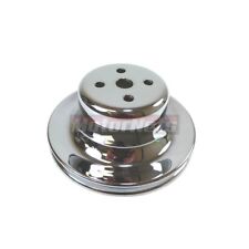 Sbf Small Block Ford 289 Chrome Single Groove Water Pump Pulley 65-66 Mustang