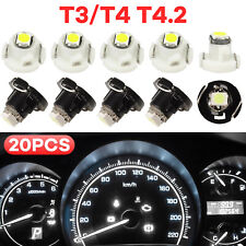 20x T4 T3 Neo Wedge Led Dash Switch Lamp Ac Climate Control Hvac Light Bulbs 