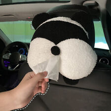 Cute Panda Butt Car Tissue Holder Paper Napkin Storage Box Car Home Accessories