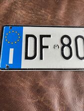 Italy Italian License Plate Tag Df 805 Yz Eurostars Foreign Front Tag