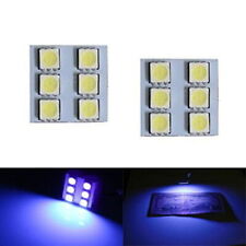 2 Uv Purple 6-smd Led Panel Lamps For Car Interior Map Dome Cargo Area Lights