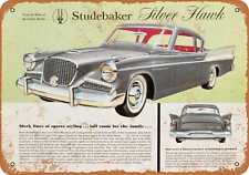 Metal Sign - 1958 Studebaker Silver Hawk -- Vintage Look