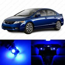10 X Blue Led Lights Interior Package For Honda Civic 2006 - 2012 Pry Tool