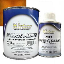 1 Qt Kirker Spectra Series Candy Color Car Paint Gold Rush Uc40 - Activator 0175