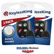 2 Replacement Remote Key Fob Set For 2001 2002 2003 2004 Oldsmobile Alero