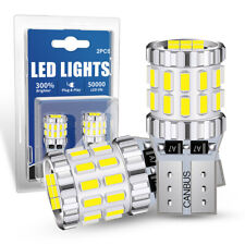 2x Cold White T10 Led License Platemap Light Bulb 6000k Fit Size 194 168 2825
