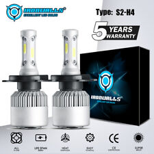 Ironwalls 3-side H4 9003 Hb2 Led Headlight Bulbs 2400w 360000lm High Low Beam