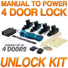 Keyless Entry System Manual Door Lock Conversion Car Remote Control Auto Unlock