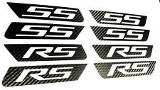 Side Marker Decal Overlay Sticker Front Rear Fits Camaro 2010-2015 Carbonfiber