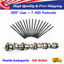 E1841p Sloppy Stage3 Cam Camshaft Kit For Chevy Ls Ls1 .595 W 7.400 Pushrods