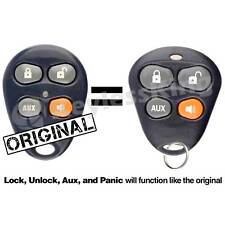 Fits Dei Viper 4 Button Orange Keyless Entry Remote Car Key Fob Ezsdei476