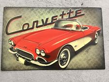 C1 Corvette Metal Sign 16 X 10