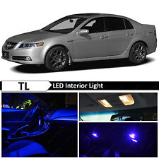 15x Blue Interior Dome Led Lights Replacement Package Kit For 2004-2008 Acura Tl