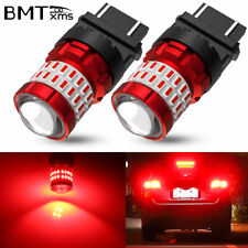 2x Red Led Brake Stop Tail Parking Light Bulbs 3157 3057 3156 For Ford Nissan