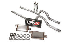 Dual Exhaust Kit 2.5 Flowmaster Flow Fx Rear Exit Sw Tips 73-79 Ford F-series