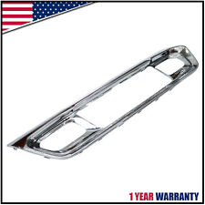Front Bumper Lower Grille Chrome Molding Trim For 2017-2022 Jeep Grand Cherokee