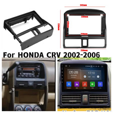 Car Stereo Radio Fascia Panel Mask Frame Black For Honda Crv 2002 2003-2006