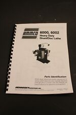 Ammco 6000 6002 Heavy Duty Brake Lathe Parts Manual
