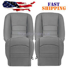 For 2013 2014 2015 Dodge Ram 1500 2500 3500 Both Side Cloth Seat Cover Gray