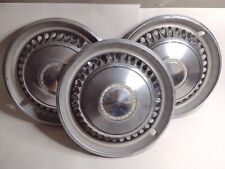 Vintage Chevrolet Motor Division Chevy Wheel Cover 14 Hubcaps Lot Of 3