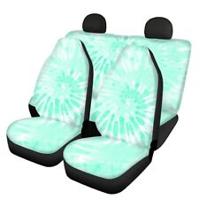 Colored 4 Pack Full Set Car Seat Covers For Suv Truck Rainbow Colorful
