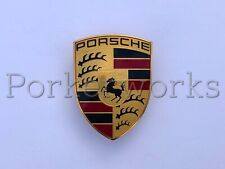Genuine Porsche 991 718 958 970 911 Macan Cayenne Front Hood Emblem Ornament Oem