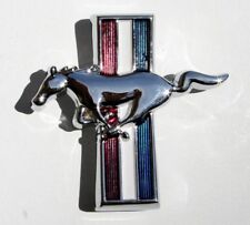 New 1967 - 1970 Ford Mustang Gas Cap Pop Open Pony Emblem Chrome Free Shipping