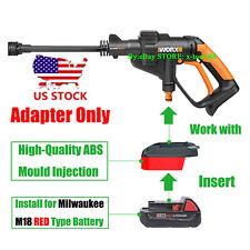 1x Milwaukee 18v M18 Slider Li-ion Battery To Worx 20v 6-pin Wa35123520 Adapter