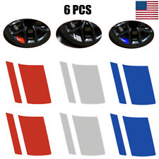 6 Reflective Car Wheel Rim Vinyl Decal Sticker Car Red Accessories For 16-21 O