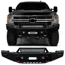 Vijay For 2011-2014 Chevy Silverado 2500 3500 Front Bumper With Led Lights