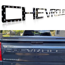 Tailgate Insert Letter For Chevrolet Silverado 1500 2019-2022 2024 Rear Emblem