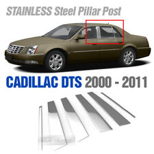 Chrome Stainless Steel Window Pillar Garnish Cover 6p For Cadillac 2000-2011 Dts
