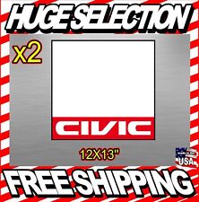 Jdm Civic Kanjo Set Vinyl Decal Sticker 2